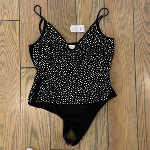 Black Jen body suit